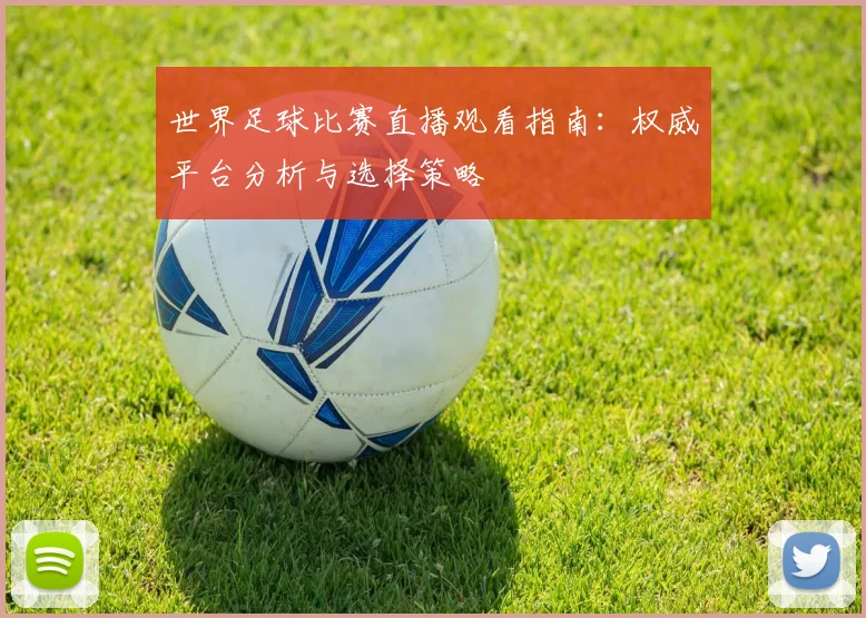 世界足球比赛直播观看指南:权威平台分析与选择策略